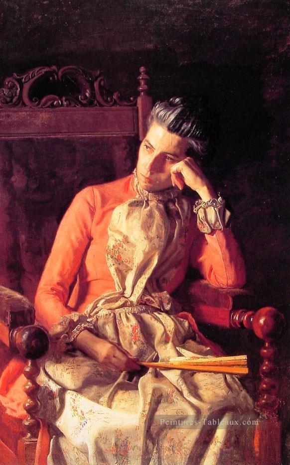Miss Amelia van Buren réalisme portraits Thomas Eakins Peintures à l'huile